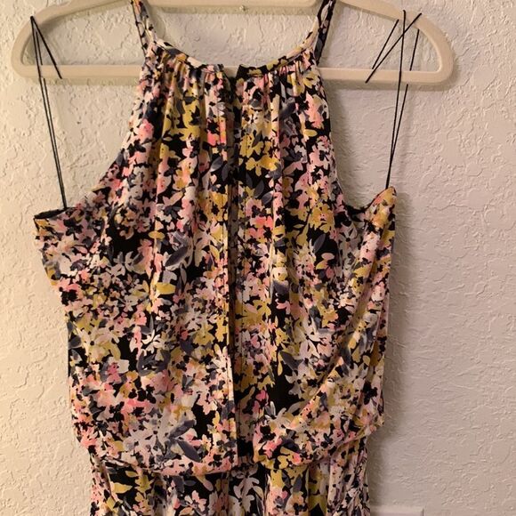 London Times Floral Blossom Print Jumpsuit Size 6 - Picture 3 of 8